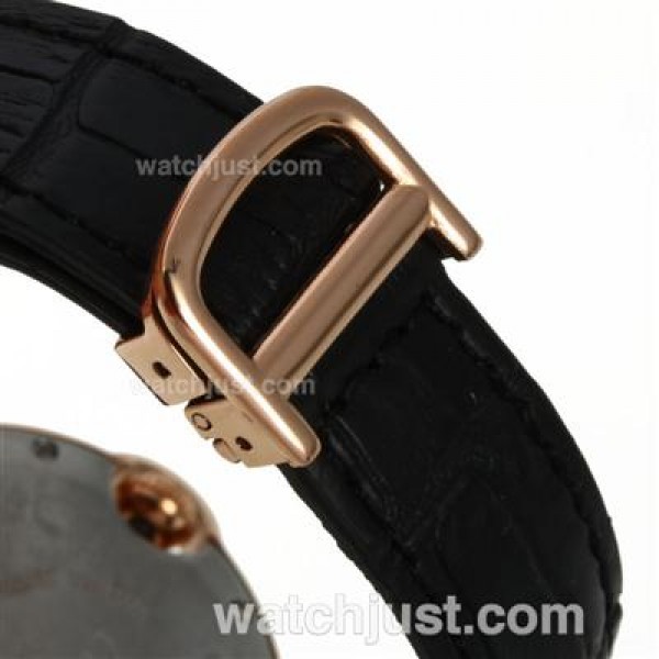 Cartier Ballon Bleu de Cartier Rose Gold Case with White Dial-Medium Size