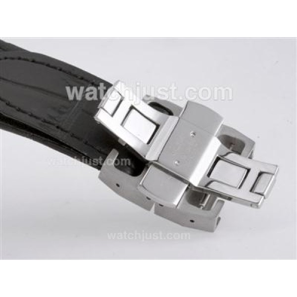 Cartier Santos 100 Automatic with Black Dial