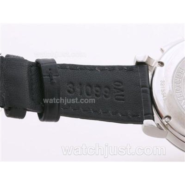 IWC Portofino Chronograph Swiss Valjoux 7750 Movement with White Dial