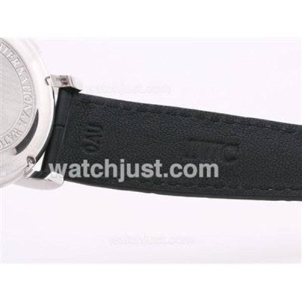 IWC Portofino Chronograph Swiss Valjoux 7750 Movement with White Dial