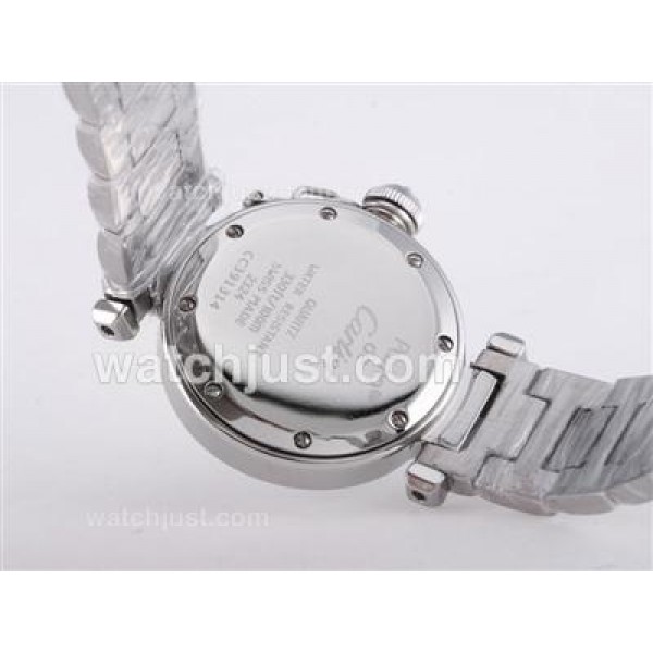 Cartier Pasha Diamond Marking with MOP Dial-Lady Size