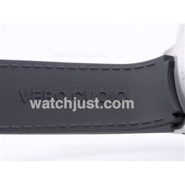 U-Boat Italo Fontana Working Chronograph with White Marking- Rubber Strap