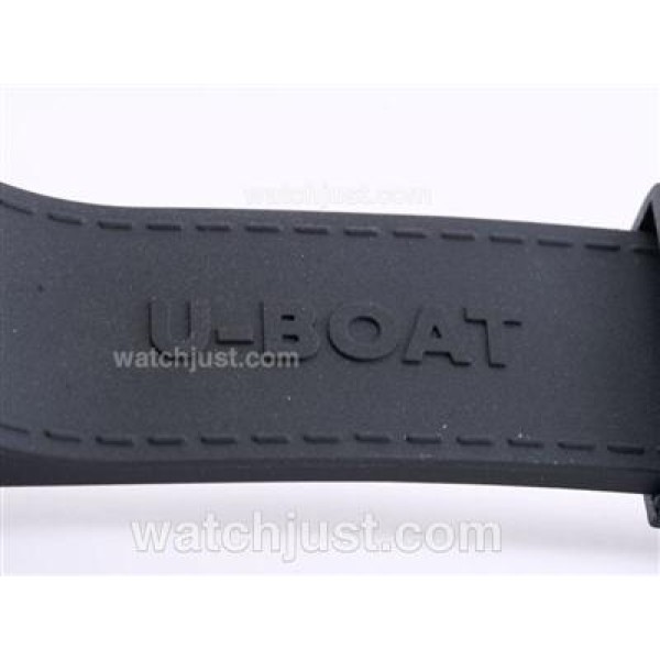 U-Boat Italo Fontana Working Chronograph with White Marking- Rubber Strap