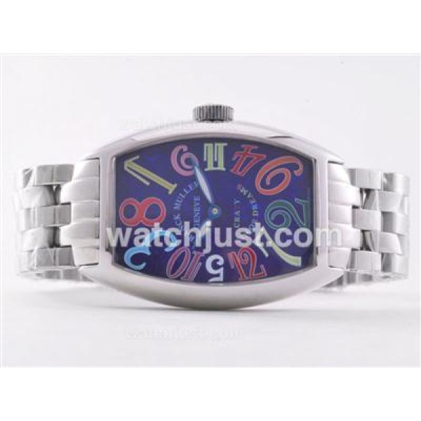 Franck Muller Crazy Hours Automatic with Blue Dial