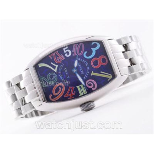 Franck Muller Crazy Hours Automatic with Blue Dial
