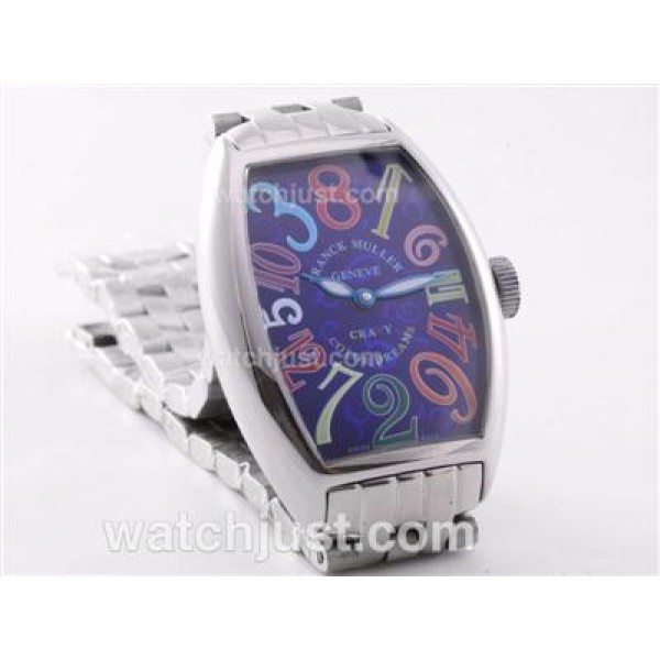 Franck Muller Crazy Hours Automatic with Blue Dial