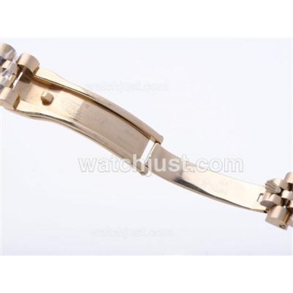 Rolex Full 18k Plated Gold Jubilee Strap