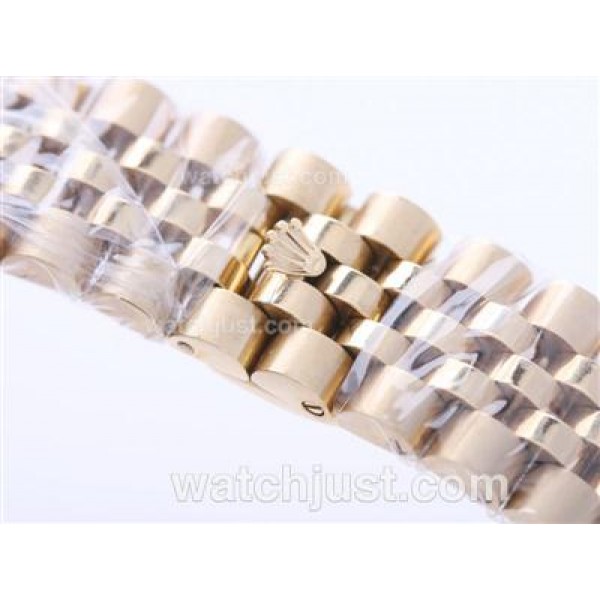 Rolex Full 18k Plated Gold Jubilee Strap