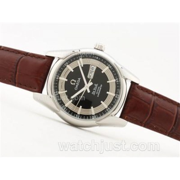 Omega Hour Vision Day-Date Automatic with Black Dial
