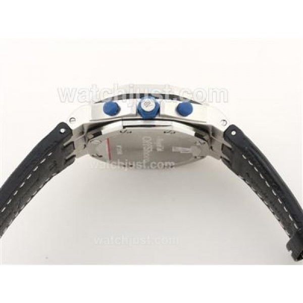 UK Swiss Replica Audemars Piguet Royal Oak Chrono Swiss Valjoux 7750 Movement With Blue Markers-Sec@12 Watches