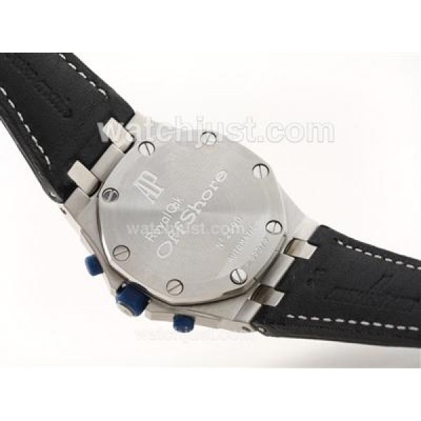 UK Swiss Replica Audemars Piguet Royal Oak Chrono Swiss Valjoux 7750 Movement With Blue Markers-Sec@12 Watches