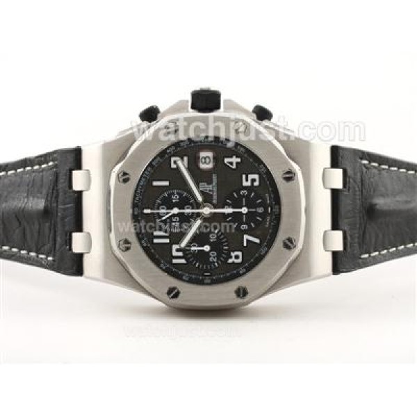 UK Swiss Made Audemars Piguet Royal Oak Replica Watches With Black Dials For Men