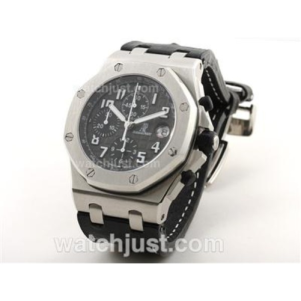 UK Swiss Made Audemars Piguet Royal Oak Replica Watches With Black Dials For Men