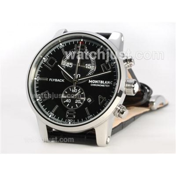 Montblanc Flyback Working Chronograph Black Dial-New Version