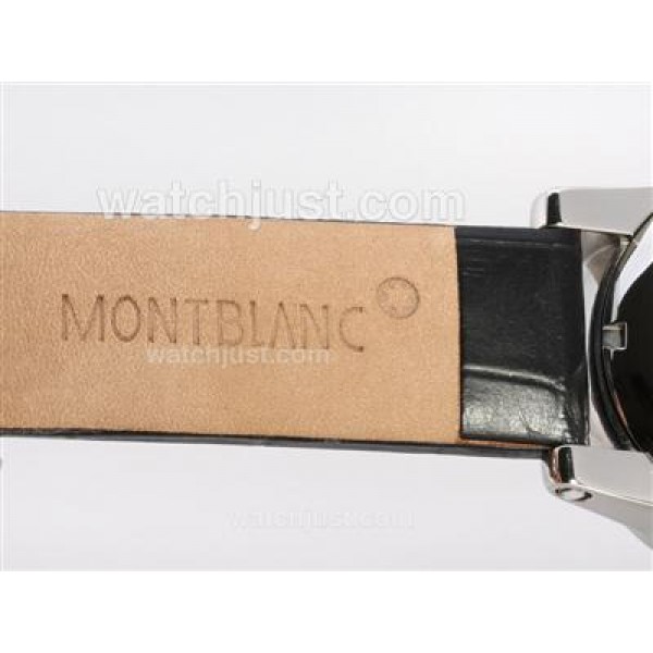 Montblanc Flyback Working Chronograph Black Dial -Rose Gold Marking