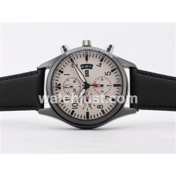 IWC 3789 Top Gun Pilot Chrono Swiss Valjoux 7750 Movement-Full Ceramic Case