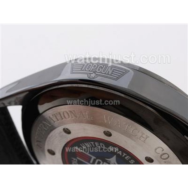 IWC 3789 Top Gun Pilot Chrono Swiss Valjoux 7750 Movement-Full Ceramic Case