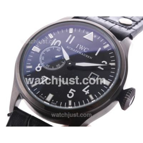 IWC Big Pilot Automatic PVD Case with Black Dial