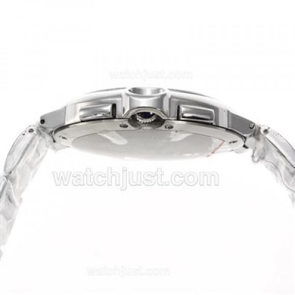 Cartier Ballon Bleu de Cartier Working Chrono SS Case with Black Dial
