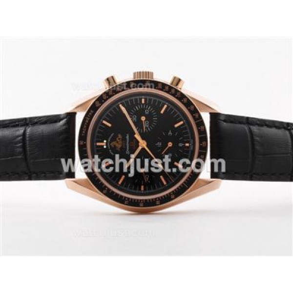 Omega Speedmaster 50th Anniversary Chronograph Lemania Movement -Rose Gold Case