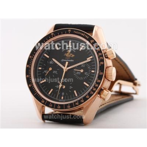 Omega Speedmaster 50th Anniversary Chronograph Lemania Movement -Rose Gold Case