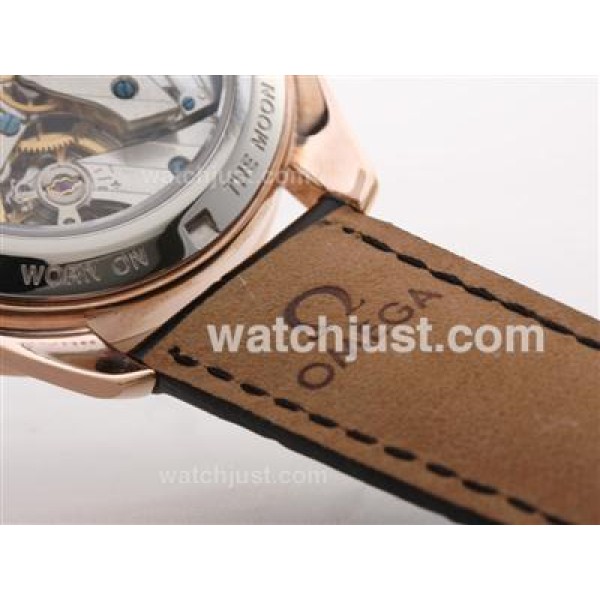 Omega Speedmaster 50th Anniversary Chronograph Lemania Movement -Rose Gold Case