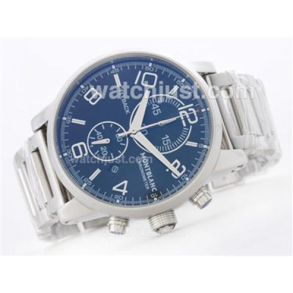 Montblanc Flyback Working Chronograph with Black Dial S/S