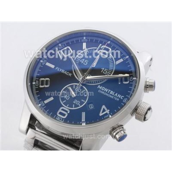 Montblanc Flyback Working Chronograph with Black Dial S/S