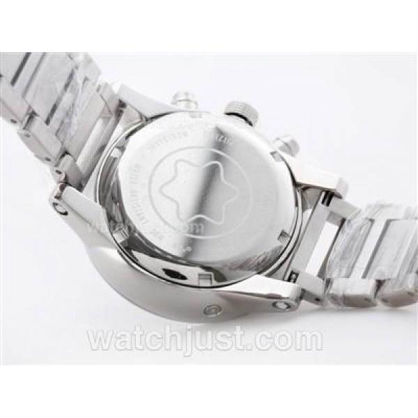 Montblanc Flyback Working Chronograph with Black Dial S/S