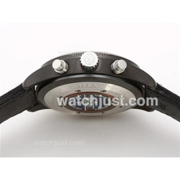 IWC 3789 Top Gun Pilot Working Chrono PVD Case-Same Chassis As 7750 Version-High Quality