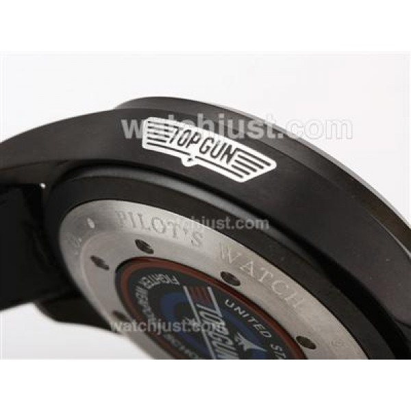 IWC 3789 Top Gun Pilot Working Chrono PVD Case-Same Chassis As 7750 Version-High Quality