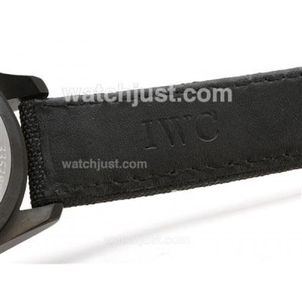 IWC 3789 Top Gun Pilot Working Chrono PVD Case White Dial-Same Chassis As 7750 Version-High Quality