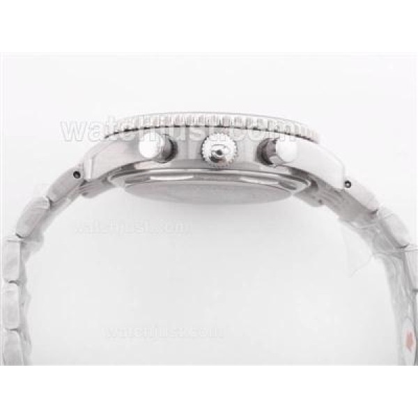 Breitling Montbrillant Working Chronograph Black Dial-Lady Size