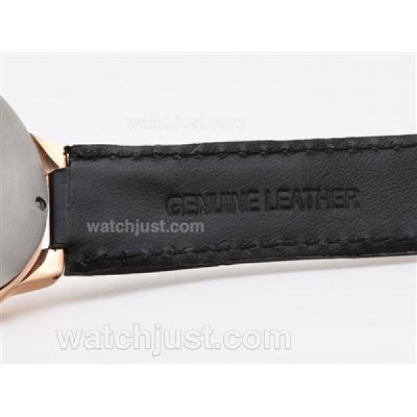 Cartier Ballon Bleu de Cartier Rose Gold Automatic with White Dial