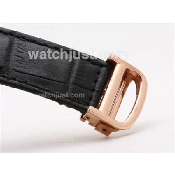 Cartier Ballon Bleu de Cartier Rose Gold Automatic with White Dial
