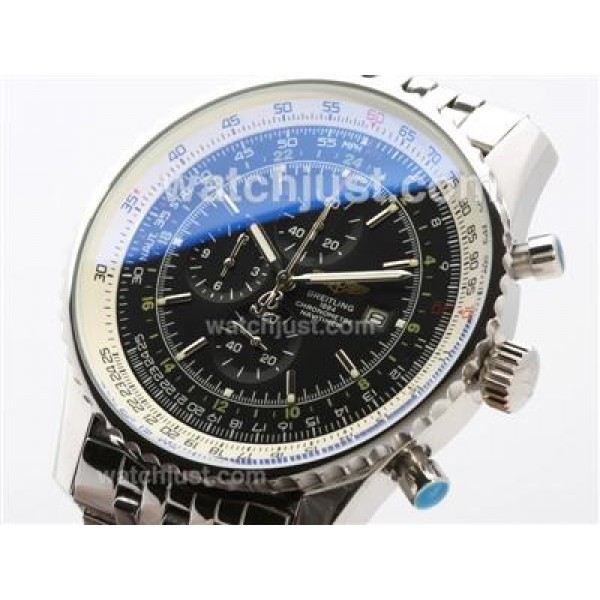 Breitling Navitimer World Working Chronograph With Black Dial