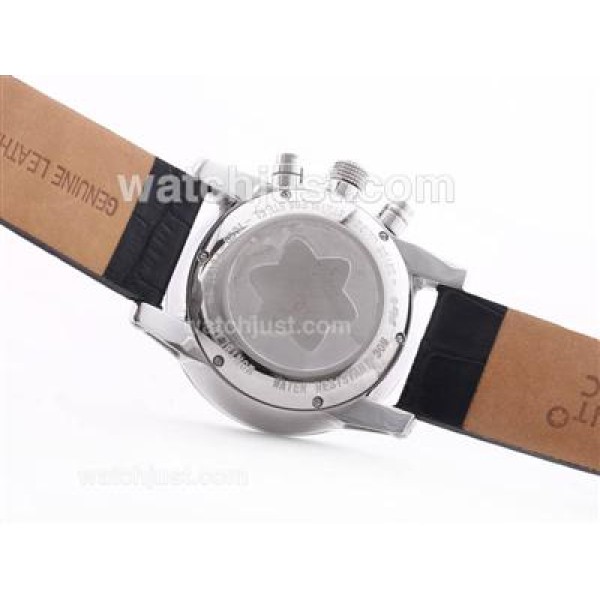 Montblanc Time Walker Working Chronograph with White Dial -Same as 7750 Structure-High Quality