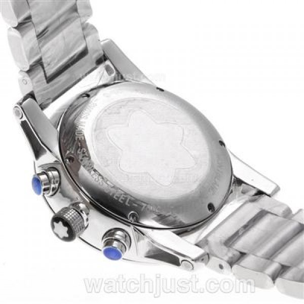 Montblanc Time Walker Working Chronograph with Black Dial -Same as 7750 Structure-High Quality
