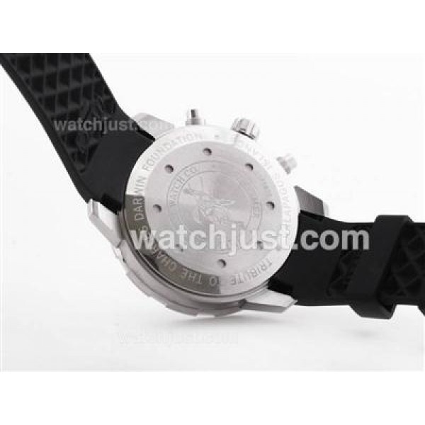 IWC Aquatimer Working Chronograph White Dial with Orange/Black Bezel