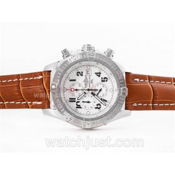 Breitling Skyland Avenger Working Chronograph with White Dial