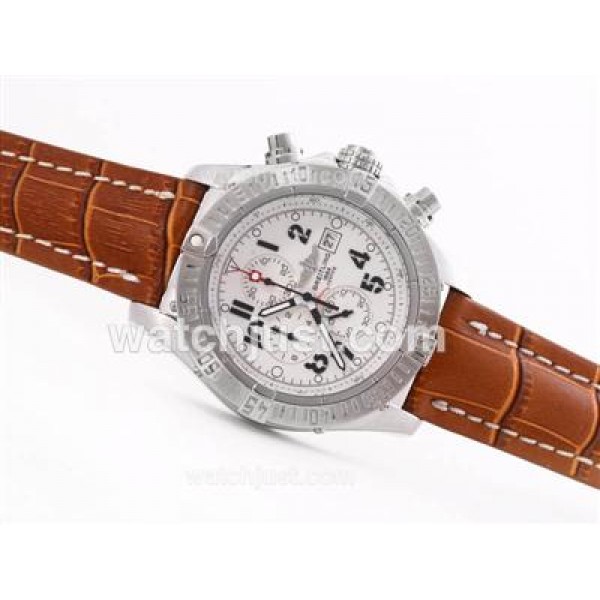 Breitling Skyland Avenger Working Chronograph with White Dial