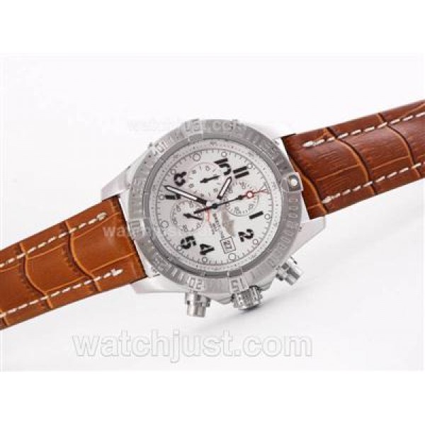 Breitling Skyland Avenger Working Chronograph with White Dial