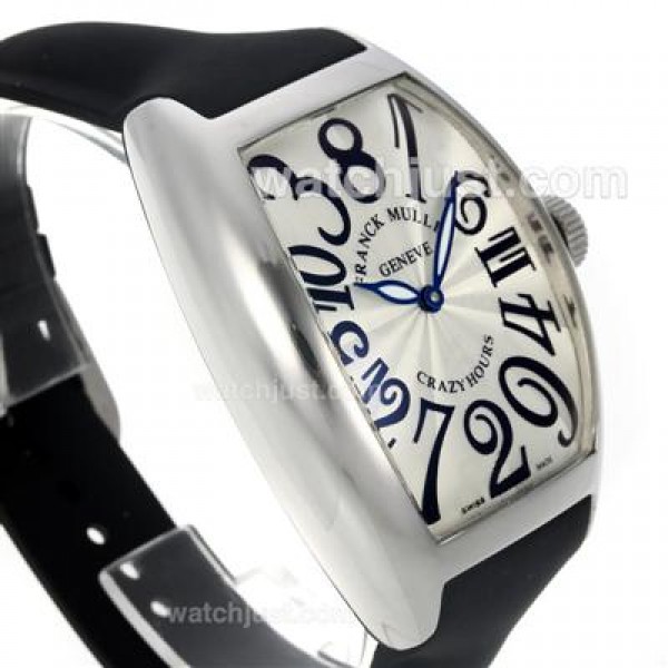 Franck Muller Crazy Hours Automatic with White Dial-Jumbo Version