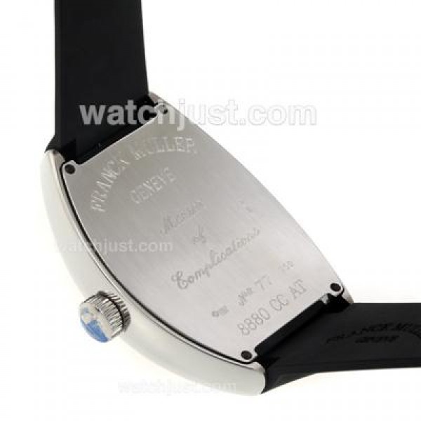 Franck Muller Crazy Hours Automatic with White Dial-Jumbo Version