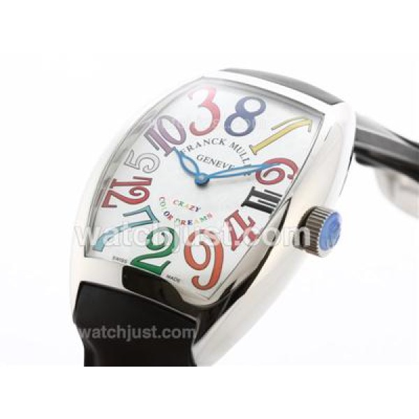 Franck Muller Crazy Color Dreams Automatic with Rubber Strap-Jumbo Version