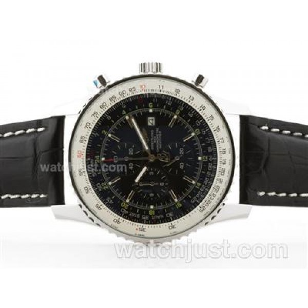 Breitling Navitimer World Working Chronograph with Black Dial