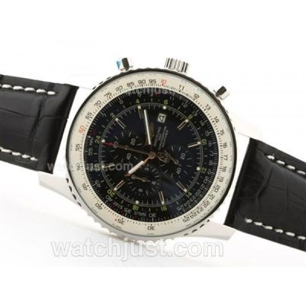 Breitling Navitimer World Working Chronograph with Black Dial
