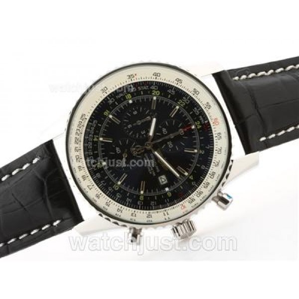Breitling Navitimer World Working Chronograph with Black Dial