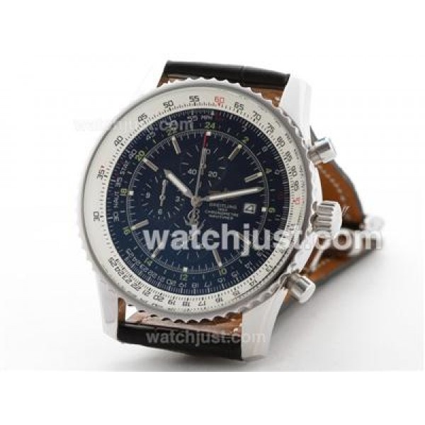 Breitling Navitimer World Working Chronograph with Black Dial