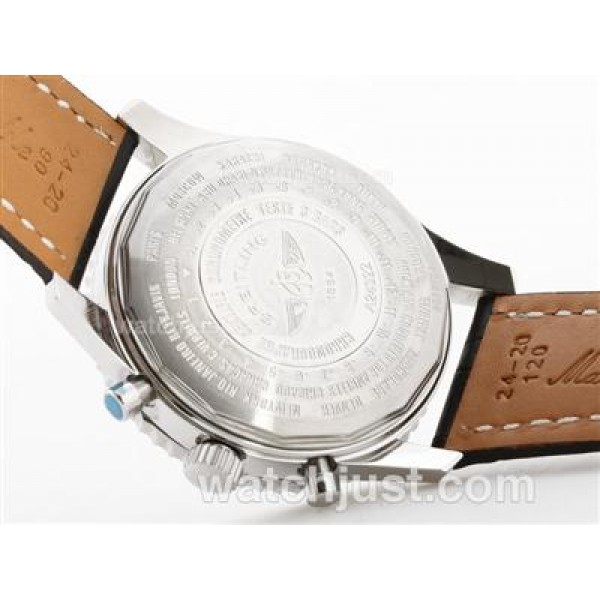 Breitling Navitimer World Working Chronograph with Black Dial